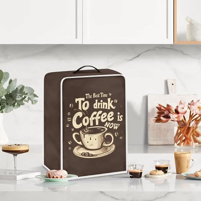 Mumeson Coffee Cup Coffee Maker Cover, Home Kitchen Appliance Cover Stain Dust - Image 3