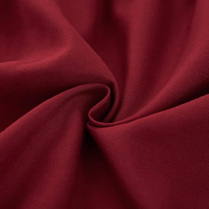 MEILA Wrap Around Bed Skirt Three Fabric Sides Elastic Dust Ruffled 24 Inch - Image 5