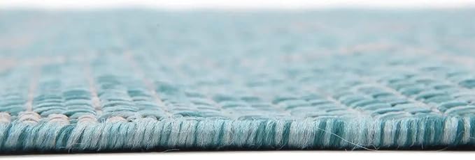 Unique Loom Outdoor Trellis Collection Area Rug - Image 4