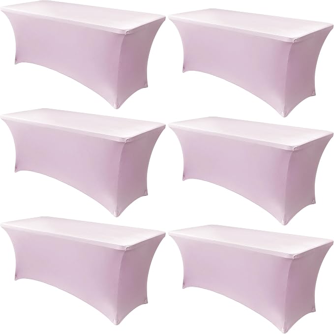 Obstal 6 Pack Stretch Spandex Table Covers by Obstal