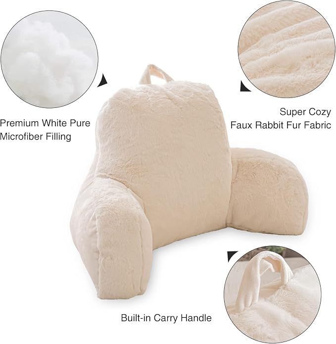 Aimuan Reading Pillow Bed Rest Wedge Large Adult Backrest Pillow - Image 4