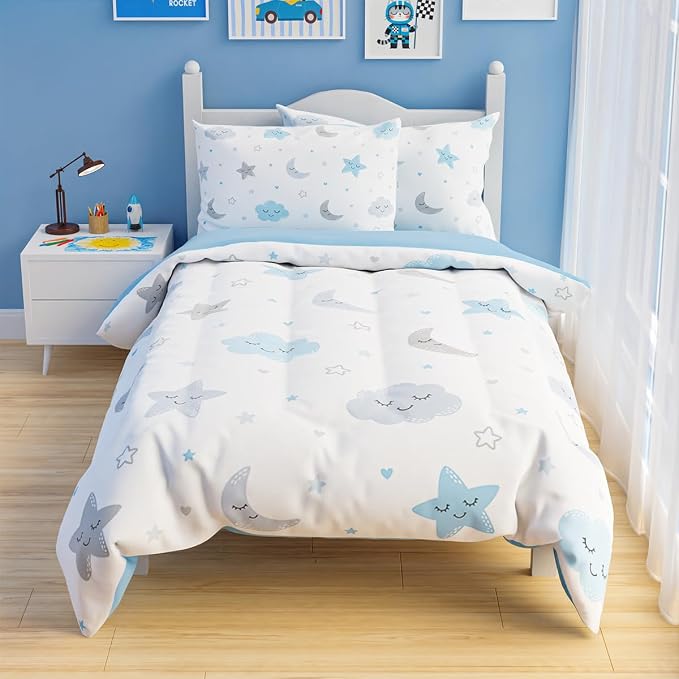 Star and Moon Comforter Set Full Size 98x86in - Image 6