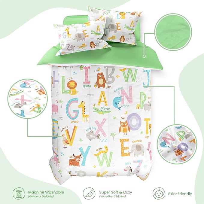 SANDJEST Alphabet Duvet Cover Sets Full Size - Image 3