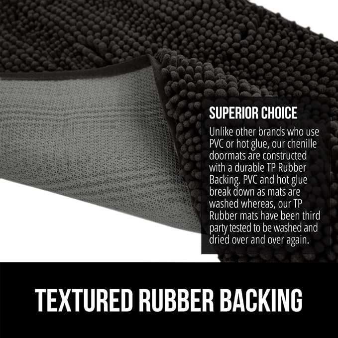 GORILLA GRIP SOAKSTOPPER Dog Door Mat, 30x20 Machine Washable Rug Absorbent - Image 5