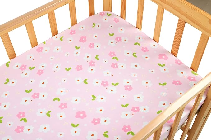 Onacosht Pack n Play Playard Fitted Sheets 2 Pack Set - Image 8