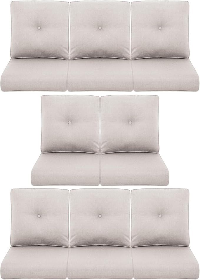 8-Piece Outdoor Patio Cushion Set by Pugire