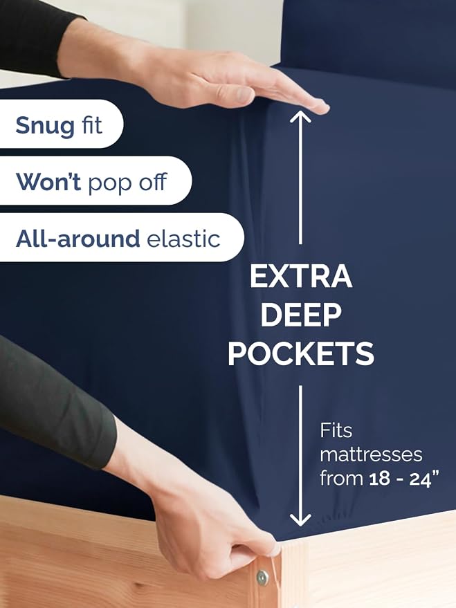 Extra Deep King Fitted Sheet - Image 2
