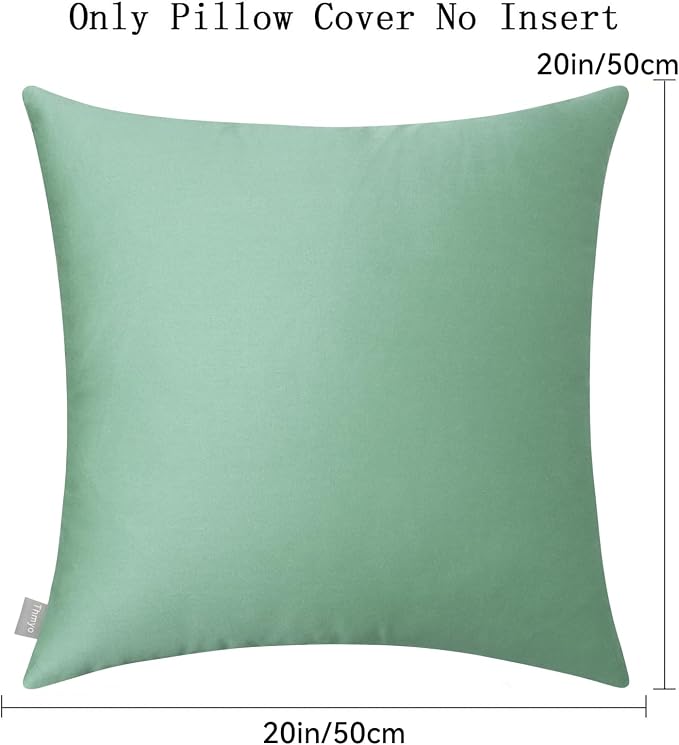 Thmyo 4-Pack 100% Cotton Comfortable Solid Decorative Throw Pillow Case - Image 6