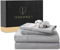 100% Egyptian Cotton Sheets Cal King Sheet Set 4PCS 1000 Thread Count Sateen by overket