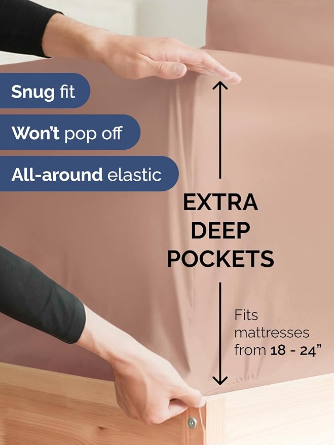 Extra Deep Pocket King Sheets - Image 3