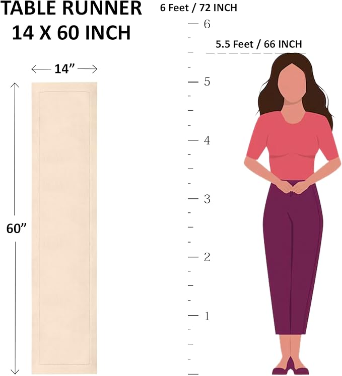 Solino Home Linen Table Runner 60 Inches - Image 8