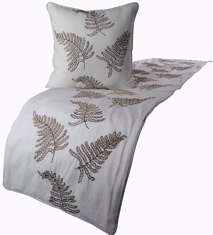The HomeCentric King Size 90"x18" Decorative Bed Runner - Image 4