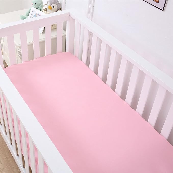 Belsden Pack of 3 Floral Fitted Crib Sheet Set - Image 4