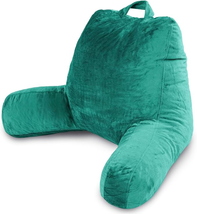 Milliard Reading Pillow with Arms, Shredded Memory Foam Back Pillow by Milliard