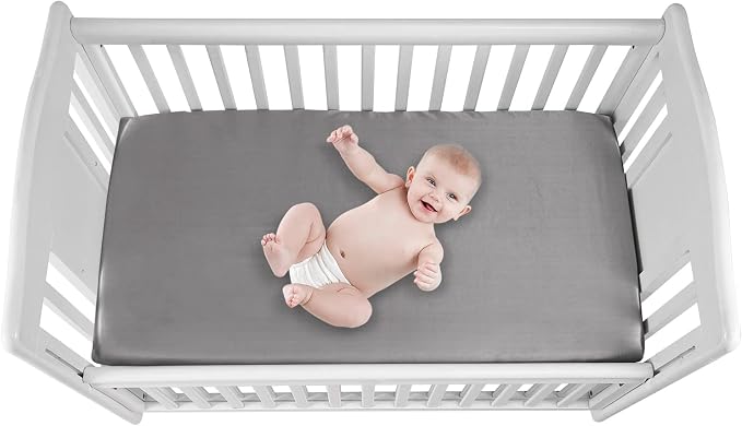 2 Pack Silk Crib Sheets for Baby - Image 3