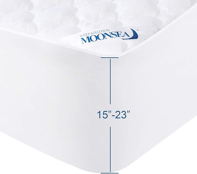 Air Mattress Cover Full Mattress Pad, Thick Quilted Mattress Topper Full - Image 5