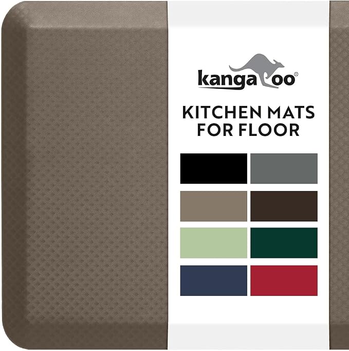 KANGAROO Thick Ergonomic Anti Fatigue Mats by Kangaroo