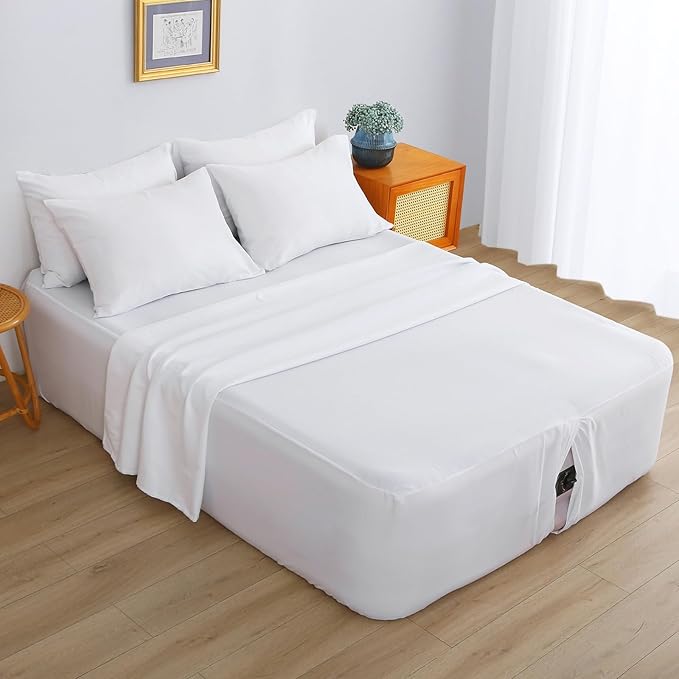 Air Mattress Sheet Set for 16-24 Inch Air Beds Full Size, Deep Pocket Fitted by Antranfour