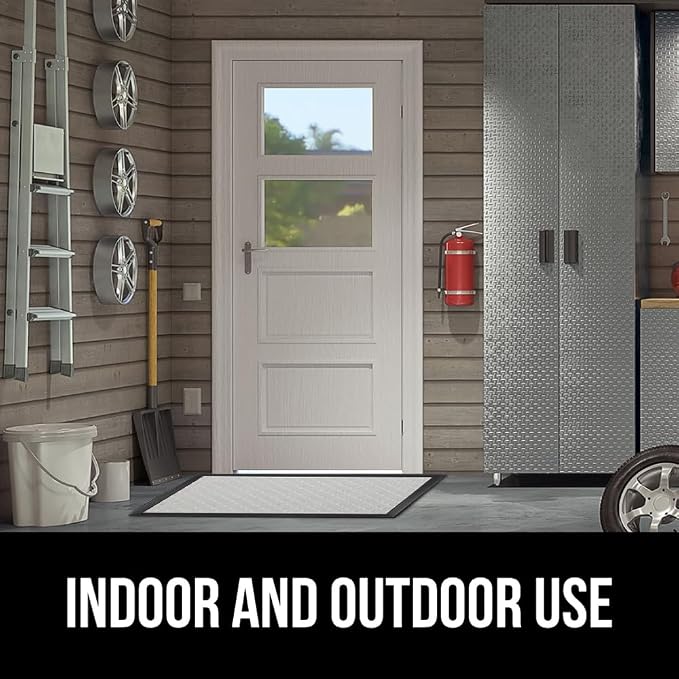 GORILLA GRIP 100% Waterproof All-Season WeatherMax Doormat US Designed Natural - Image 9