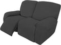 Easy-Going 6 Pieces Recliner Loveseat Stretch Sofa Slipcover Sofa Cover by Easy-Going