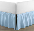 SKY BEDDINGS - Twin Size Ruffled Bed Skirt - 21 Inch Drop Dust Ruffle Bed Skirt by SKYBEDDINGS