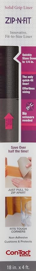 Con-Tact Brand Zip-N-Fit Adhesive Perforated, Scissors Needed, 18-Inches by by Kittrich+%28Home%29