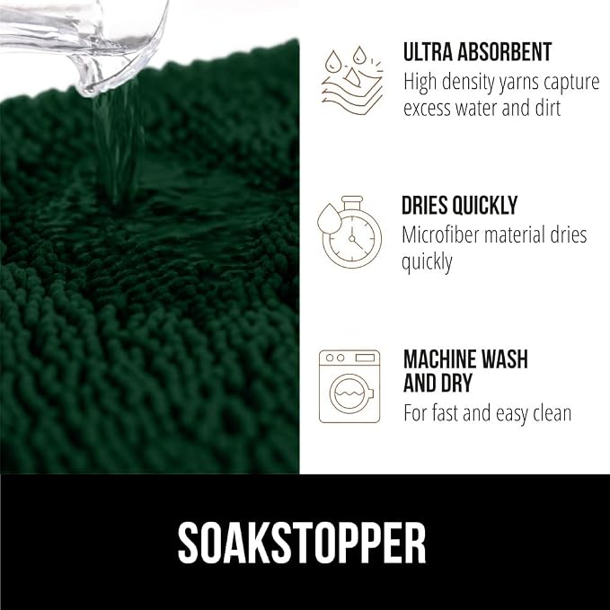 GORILLA GRIP SOAKSTOPPER Dog Door Mat, Machine Washable Rug Absorbent Doormat - Image 5