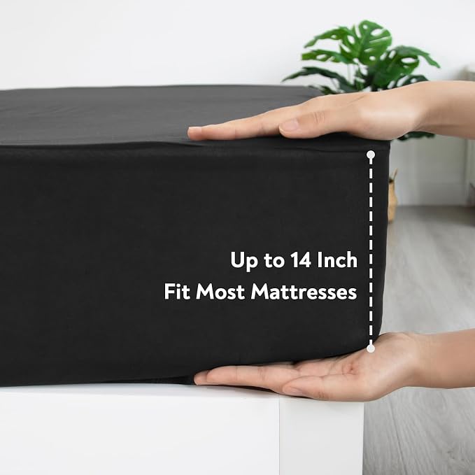 Twin XL Fitted Sheet, Soft & Cozy Twin XL Bed Sheets - Image 4