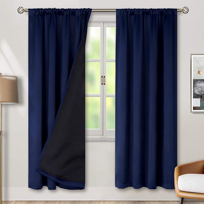 BGment Blackout Curtains for Bedroom 84 Inch Length, Full Room Darkening by BGment