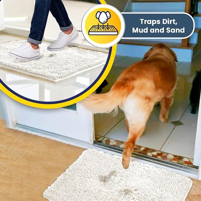 Muddy Mat® AS-SEEN-ON-TV Highly Absorbent Microfiber Door Mat and Pet Rug - Image 3