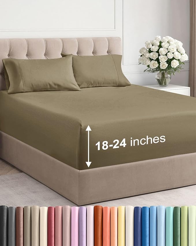 Extra Deep Pocket Queen Sheet Set by CGKUnlimited