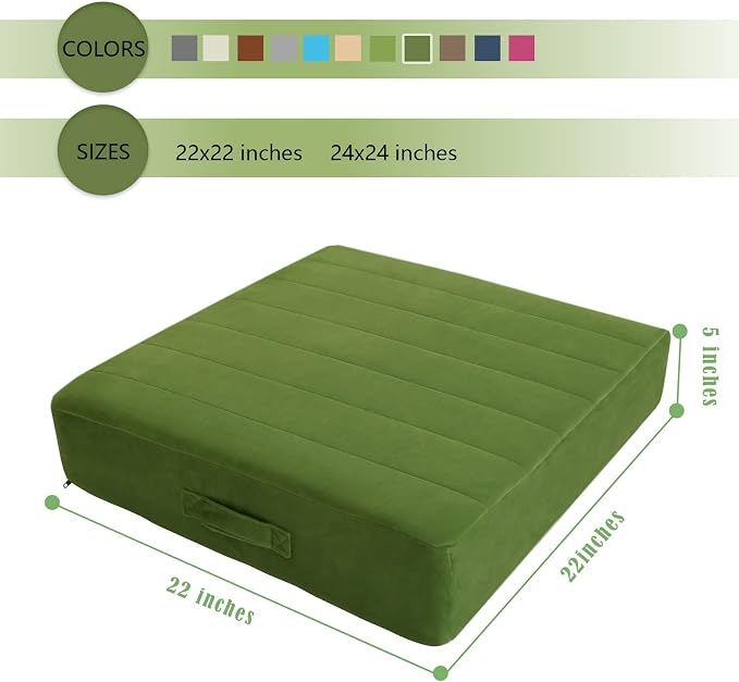 MeMoreCool Square Floor Pillow Seating - Image 7