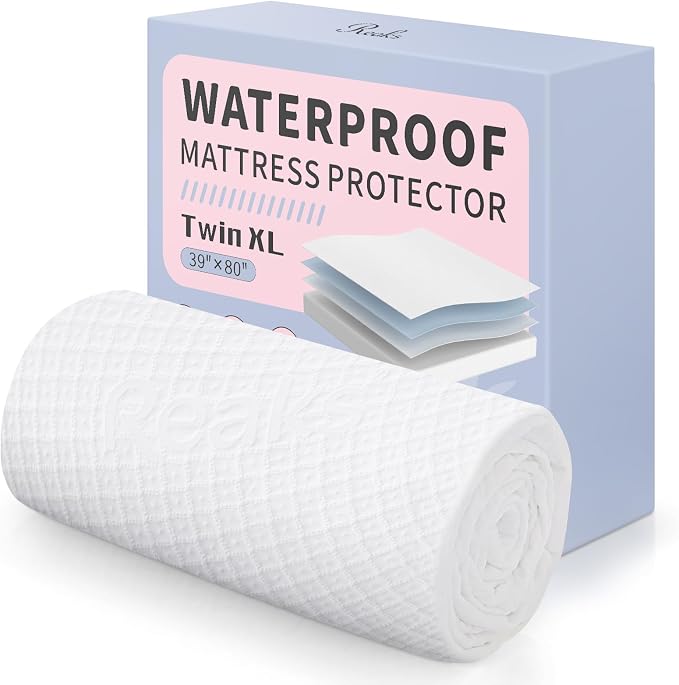 Twin XL Size Waterproof Mattress Protector Fitted Mattress Pad Cover - Image 6
