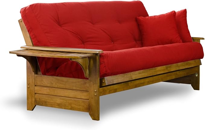 Nirvana Futons Brentwood Tray Arm Futon Sofabed Set - Image 3