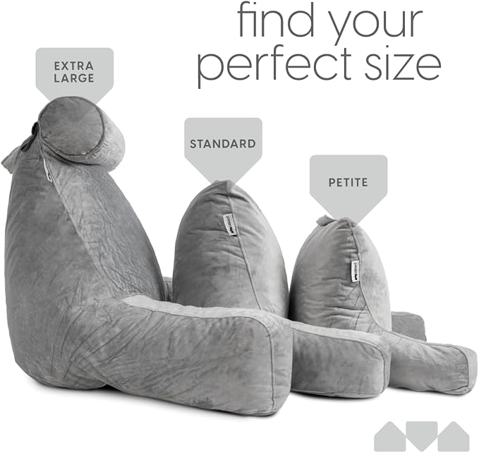 Milliard Reading Pillow with Arms, Shredded Memory Foam Back Pillow - Image 9
