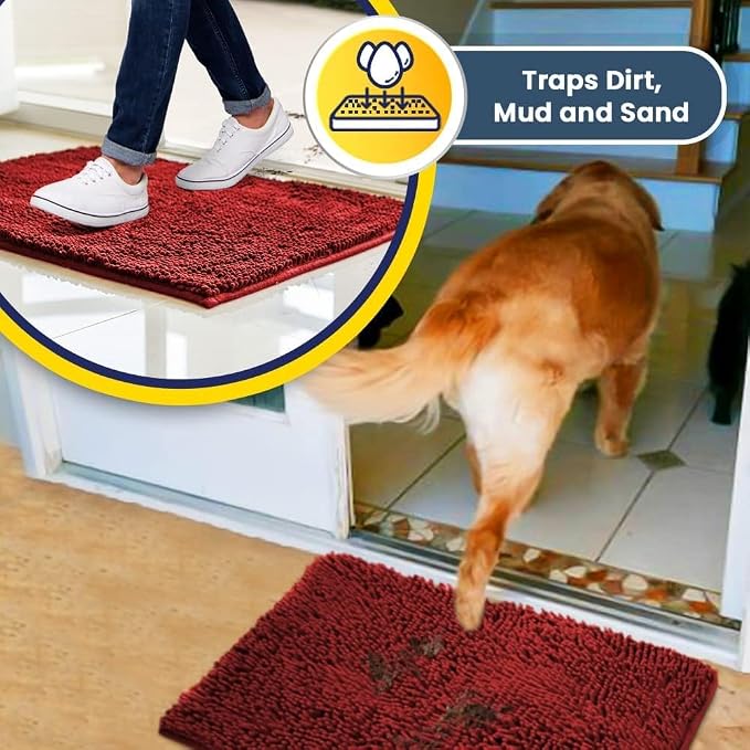 Muddy Mat® Shown on TV – Super Absorbent Door Mat Indoor, Microfiber Quick Dry - Image 3