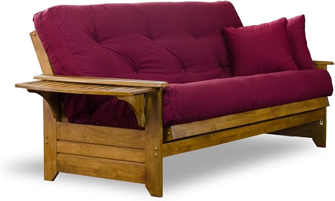 Nirvana Futons Brentwood Tray Arm Futon Sofabed Set - Image 4