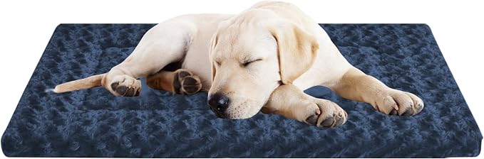 4 Pcs Washable Dog Bed Plush Orthopedic Outdoor Crate Mat - Image 6