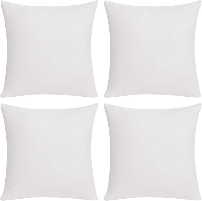 Deconovo Decorative Throw Pillow Covers（Covers ONLY, No Inserts）- Set of 4 Soft by Deconovo