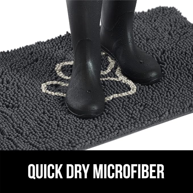 GORILLA GRIP SOAKSTOPPER Dog Door Mat, 48x30 Machine Washable Rug Absorbent - Image 9