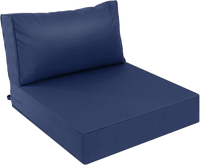 AAAAAcessories Outdoor Deep Seat Cushions, Waterproof, Fade-Resistant Patio by AAAAAcessories