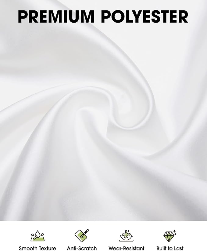 Pureegg Rectangle Table Cloth 60" x 102" – 8 Packs, Durable Polyester - Image 2