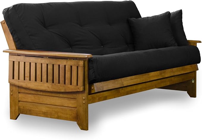 Nirvana Futons Brentwood Tray Arm Futon Sofabed Set by Nirvana+Futons