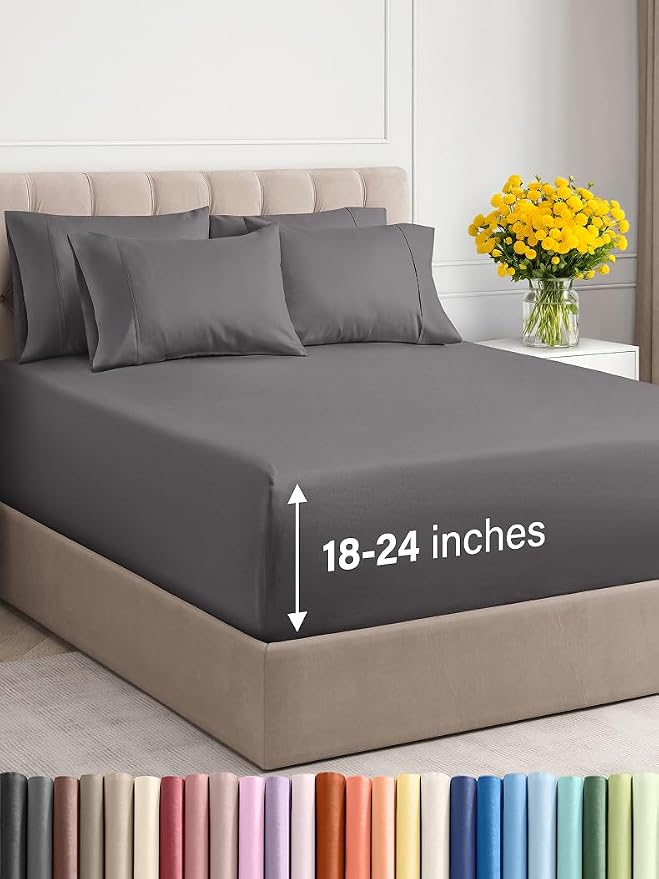 Extra Deep Cal King Sheet Set by CGKUnlimited