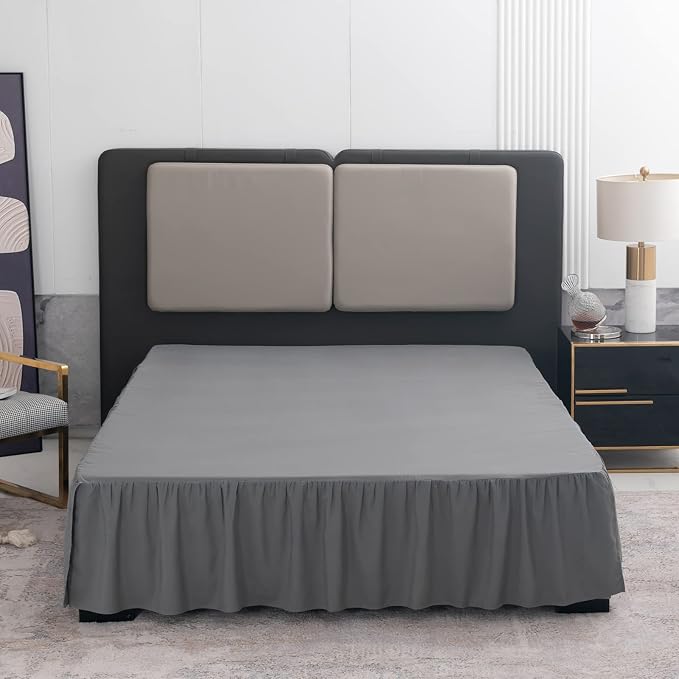 TSUTOMI Bed Skirt King Size Ruffled Bed Skirt by TSUTOMI