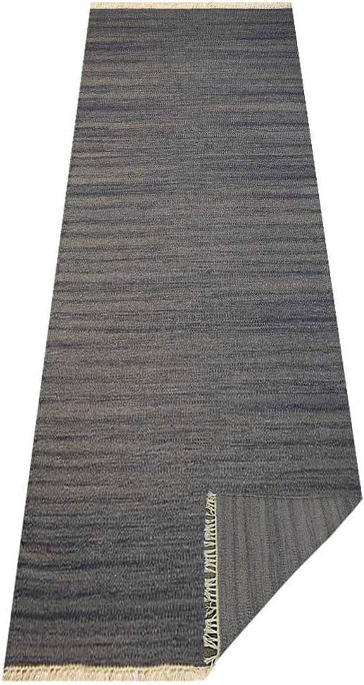 Rugsotic Carpets Hand Woven Flat Weave Kilim Wool 2'6''x10' Runner Area Rug - Image 5