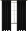 BGment Black Blackout Curtains for Bedroom 52 x 72 Inch Long by BGment