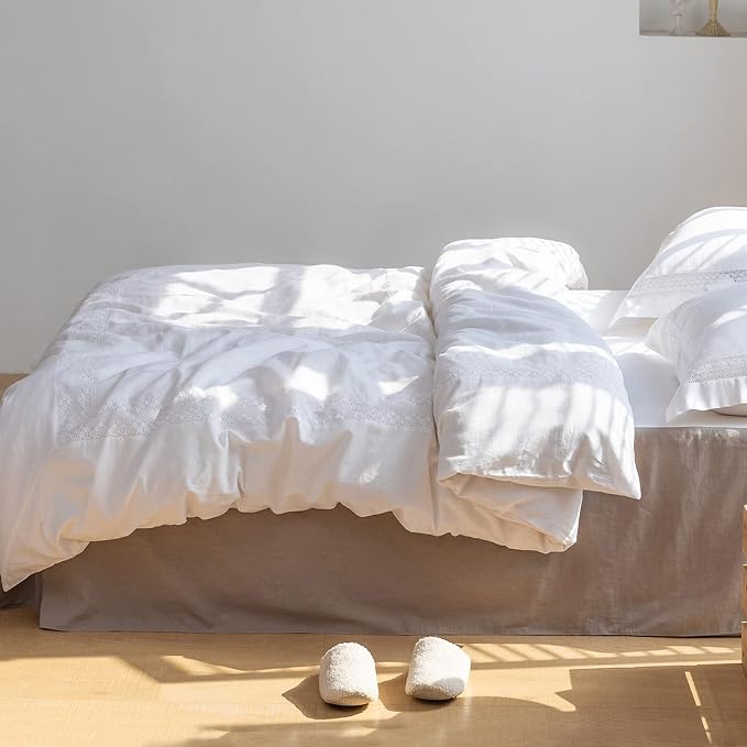 BISELINA French Linen Bed Skirt - Image 7