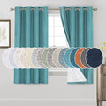 PrinceDeco Blackout Curtains for Bedroom Grommet Room Darkening Curtains & by PrinceDeco