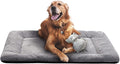 Dog Beds Crate Pad for Medium/Large Dogs Fit Dog Crates, Washable & Anti-Slip by VERZEY